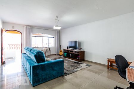 Sala de casa à venda com 5 quartos, 450m² em Jardim Cristiane, Santo André