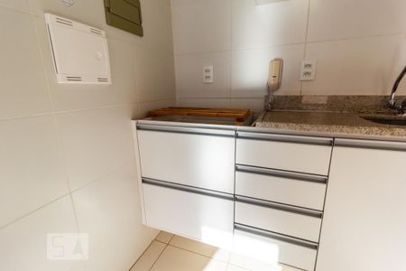 Cozinha - Armários de kitnet/studio para alugar com 1 quarto, 30m² em Sul (águas Claras), Brasília