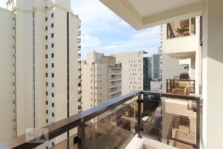 Varanda  de apartamento para alugar com 1 quarto, 45m² em Itaim Bibi, São Paulo