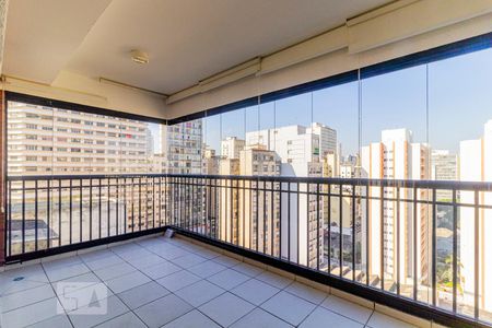 Varanda de apartamento à venda com 1 quarto, 48m² em Centro, São Paulo