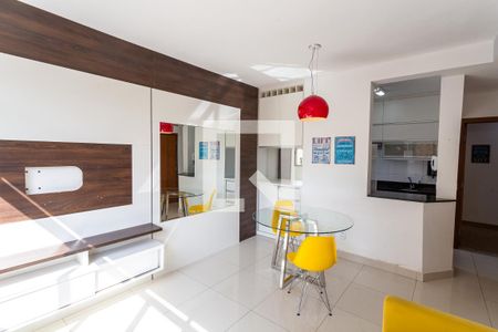 Sala de apartamento para alugar com 2 quartos, 62m² em Serra, Belo Horizonte