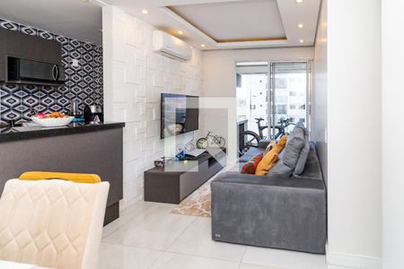 Sala de apartamento à venda com 2 quartos, 55m² em Vila Anastácio, São Paulo