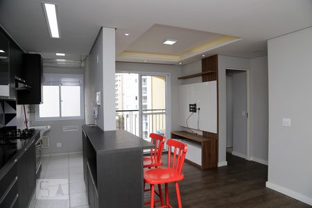 Sala/Cozinha de apartamento para alugar com 2 quartos, 55m² em Vila Andrade, São Paulo