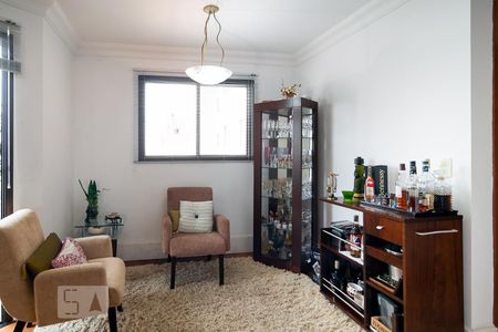 Sala Estar de apartamento à venda com 3 quartos, 128m² em Brooklin Paulista, São Paulo