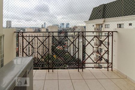 Varanda da Sala de apartamento para alugar com 1 quarto, 56m² em Vila Olímpia, São Paulo