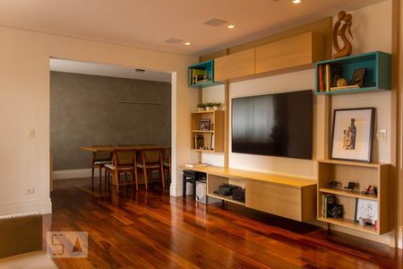 Sala de Estar de apartamento à venda com 4 quartos, 180m² em Campo Belo, São Paulo