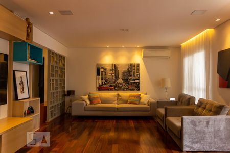 Sala de Estar de apartamento à venda com 4 quartos, 180m² em Campo Belo, São Paulo
