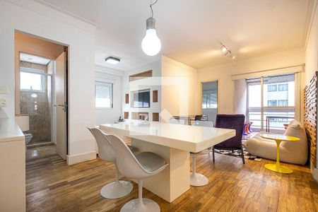 Sala de apartamento para alugar com 1 quarto, 66m² em Jardim Paulista, São Paulo