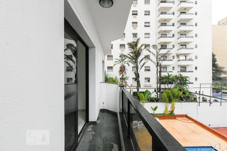 Sala - Varanda de apartamento para alugar com 1 quarto, 53m² em Pinheiros, São Paulo