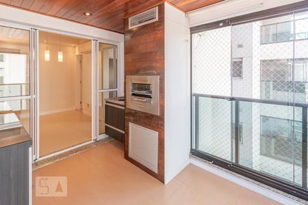 Varanda da Sala de apartamento para alugar com 2 quartos, 82m² em Jardim Caravelas, São Paulo