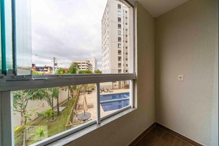 Varanda da Sala de apartamento para alugar com 2 quartos, 56m² em Utinga, Santo André