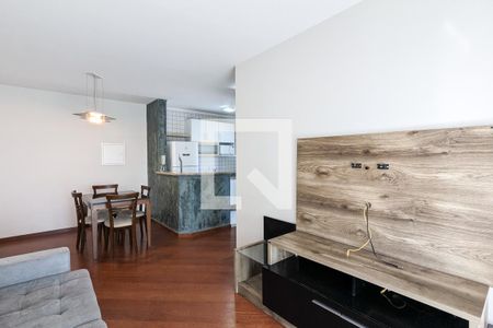 Sala de apartamento para alugar com 1 quarto, 55m² em Jardim do Mar, São Bernardo do Campo