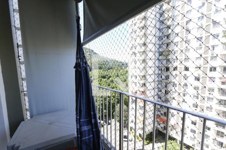 Varanda da Sala de apartamento à venda com 2 quartos, 58m² em Itanhangá, Rio de Janeiro