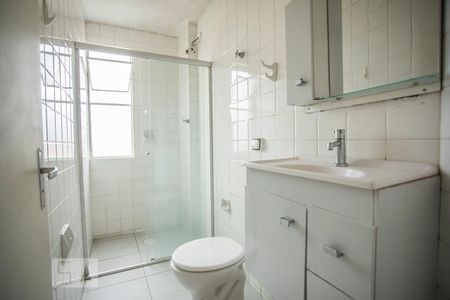 Banheiro de apartamento à venda com 1 quarto, 50m² em Vila do Bosque, São Paulo