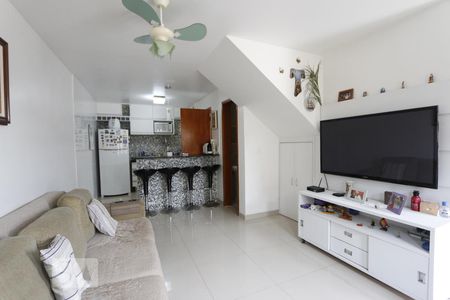sala de casa de condomínio à venda com 3 quartos, 109m² em Freguesia de Jacarepaguá, Rio de Janeiro