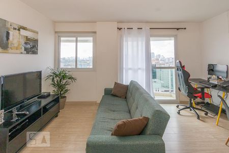 Sala de apartamento à venda com 1 quarto, 45m² em Santo Amaro, São Paulo