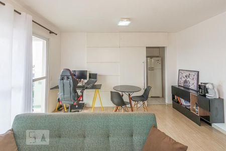 Sala de apartamento à venda com 1 quarto, 45m² em Santo Amaro, São Paulo