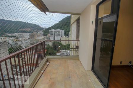 Varanda da Sala de apartamento à venda com 3 quartos, 93m² em Humaitá, Rio de Janeiro