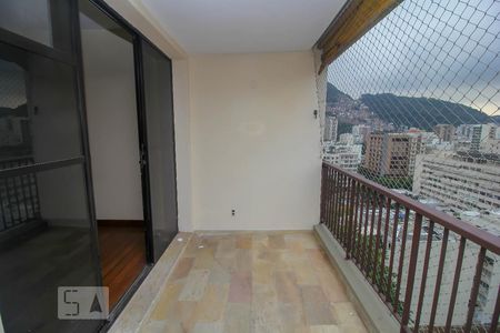 Varanda da Sala de apartamento à venda com 3 quartos, 93m² em Humaitá, Rio de Janeiro