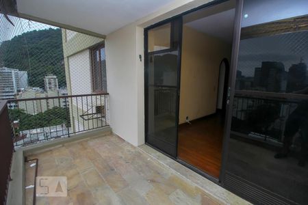 Varanda da Sala de apartamento à venda com 3 quartos, 93m² em Humaitá, Rio de Janeiro