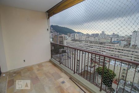 Varanda da Sala de apartamento à venda com 3 quartos, 93m² em Humaitá, Rio de Janeiro