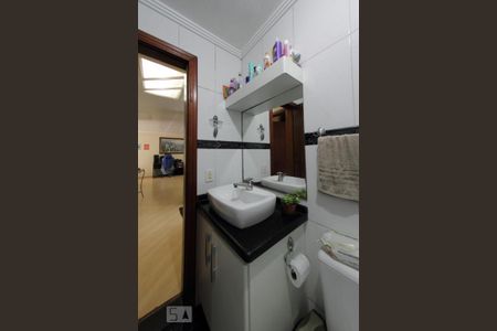 Banheiro de apartamento à venda com 2 quartos, 90m² em Jardim Orlandina, São Bernardo do Campo