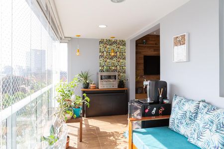 Varanda de apartamento à venda com 3 quartos, 87m² em Vila Anastácio, São Paulo