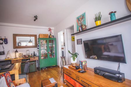Sala de apartamento à venda com 1 quarto, 40m² em Mirandópolis, São Paulo