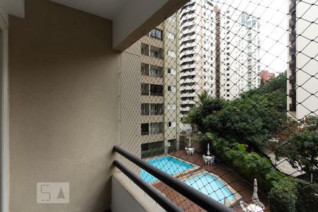 Varanda da Sala de apartamento para alugar com 2 quartos, 55m² em Vila Uberabinha, São Paulo