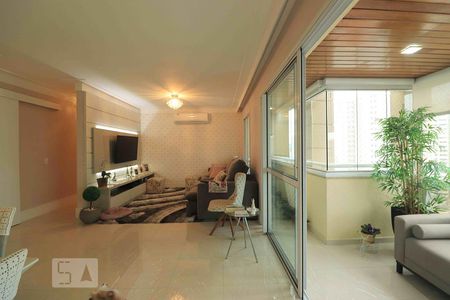 Sala de apartamento à venda com 3 quartos, 128m² em Centro, Santo André