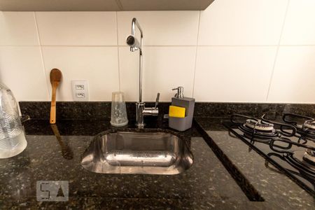 Cozinha de apartamento à venda com 1 quarto, 44m² em Jardim Campo Grande , São Paulo