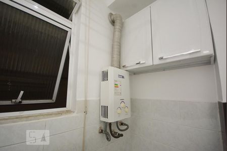 Cozinha -Aquecedor de kitnet/studio para alugar com 1 quarto, 18m² em Flamengo, Rio de Janeiro