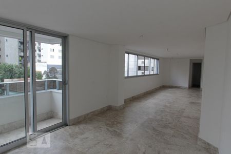 Sala de apartamento para alugar com 4 quartos, 196m² em Funcionários, Belo Horizonte