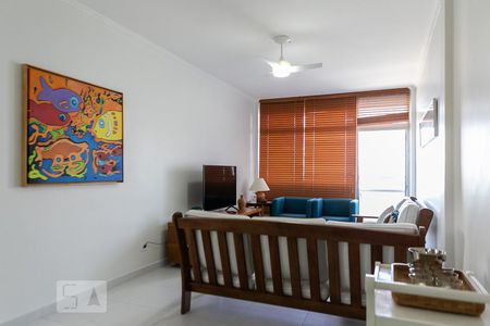 Sala de apartamento para alugar com 2 quartos, 93m² em Aparecida, Santos