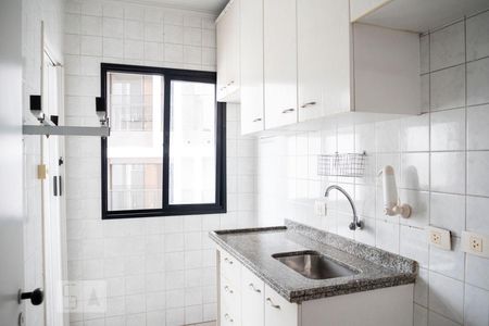 Cozinha de apartamento para alugar com 1 quarto, 45m² em Vila Mariana, São Paulo