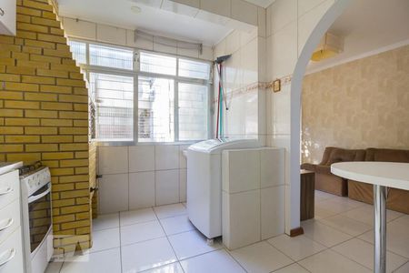 Cozinha de apartamento à venda com 1 quarto, 46m² em Cristo Redentor, Porto Alegre