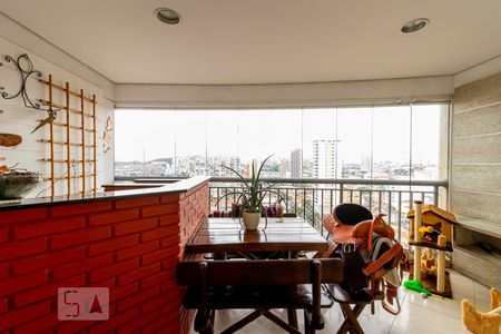 Varanda Gourmet de apartamento à venda com 4 quartos, 108m² em Ipiranga, São Paulo