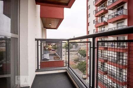 Varanda da Sala de apartamento para alugar com 2 quartos, 56m² em Vila Regente Feijó, São Paulo