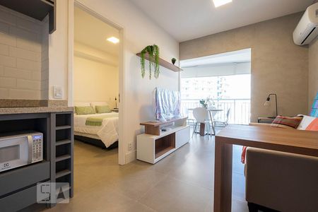 Apartamento para alugar com 35m², 1 quarto e 1 vagaSala/cozinha