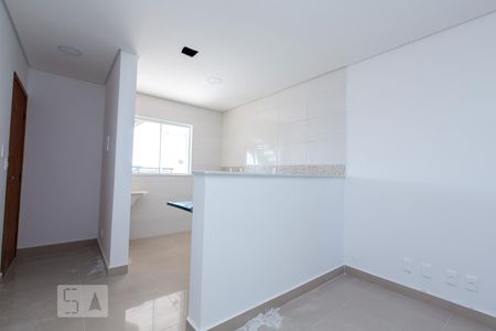 Sala/Cozinha de kitnet/studio para alugar com 1 quarto, 32m² em Vila Augusta, Sorocaba