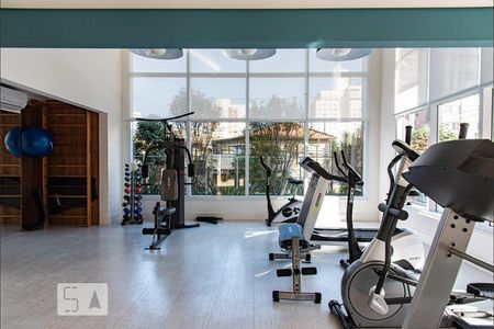 Studio para alugar com 36m², 1 quarto e 1 vaga Studio para alugar com 36m², 1 quarto e 1 vagaAcademia