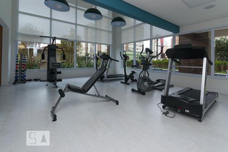 Studio para alugar com 36m², 1 quarto e 1 vaga Studio para alugar com 36m², 1 quarto e 1 vagaAcademia
