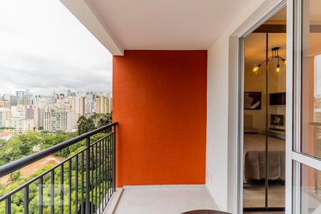 Varanda de kitnet/studio para alugar com 1 quarto, 25m² em Consolação, São Paulo