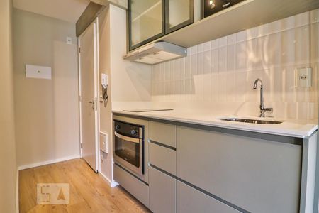 Cozinha de apartamento à venda com 1 quarto, 31m² em Consolação, São Paulo