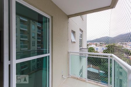 Varanda de apartamento à venda com 2 quartos, 60m² em Taquara, Rio de Janeiro