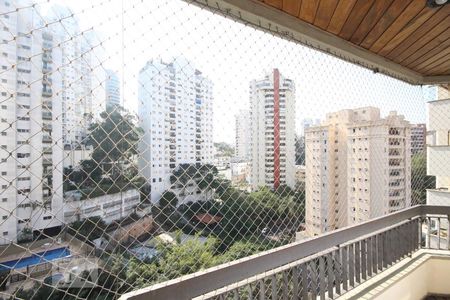 Varanda da Sala de apartamento para alugar com 4 quartos, 200m² em Vila Andrade, São Paulo