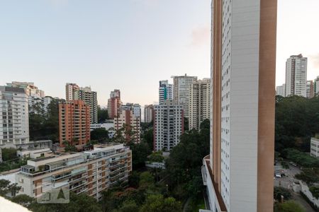 Vista Varanda da Sala de apartamento para alugar com 1 quarto, 39m² em Vila Andrade, São Paulo