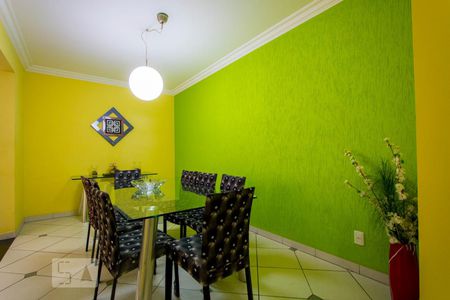 Sala de Jantar de casa à venda com 4 quartos, 348m² em Parque das Nações, Santo André
