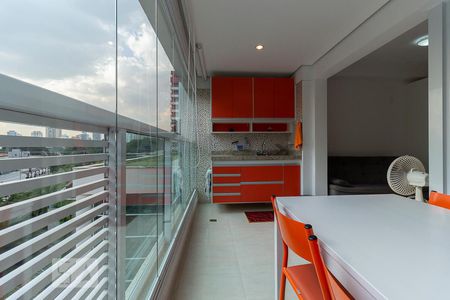 Sacada de kitnet/studio para alugar com 1 quarto, 33m² em Brooklin, São Paulo