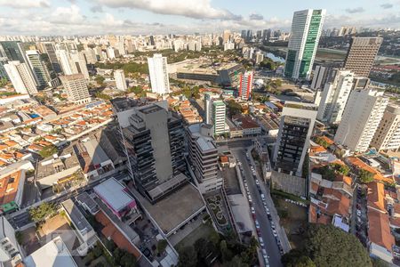 Vista da varanda de apartamento à venda com 2 quartos, 66m² em Pinheiros, São Paulo